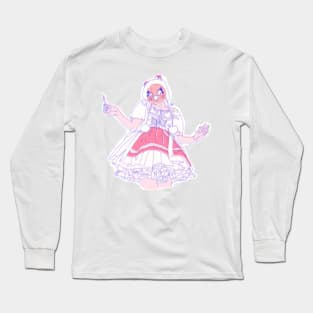 Villanelle pink piggy pig vibes Long Sleeve T-Shirt